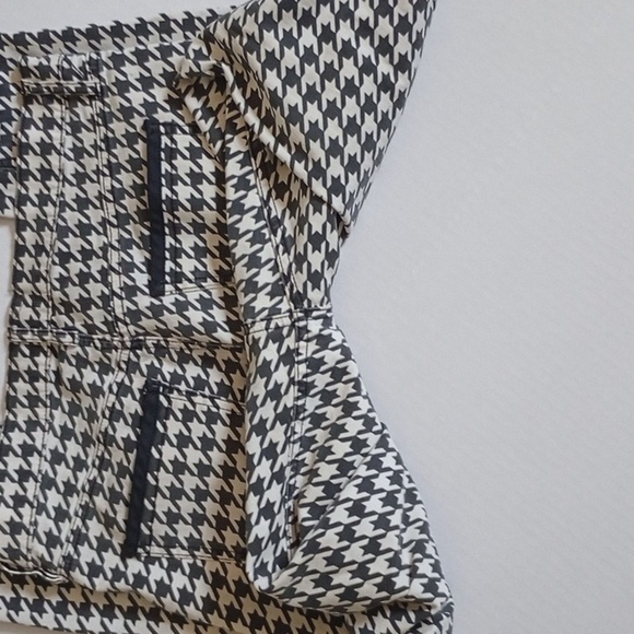Size 6 Allen B Houndstooth Skinny Jeans Punk Goth Pants Cosplay Emo Y2K - Picture 7 of 11